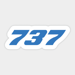 Boeing 737 Aircraft Sticker